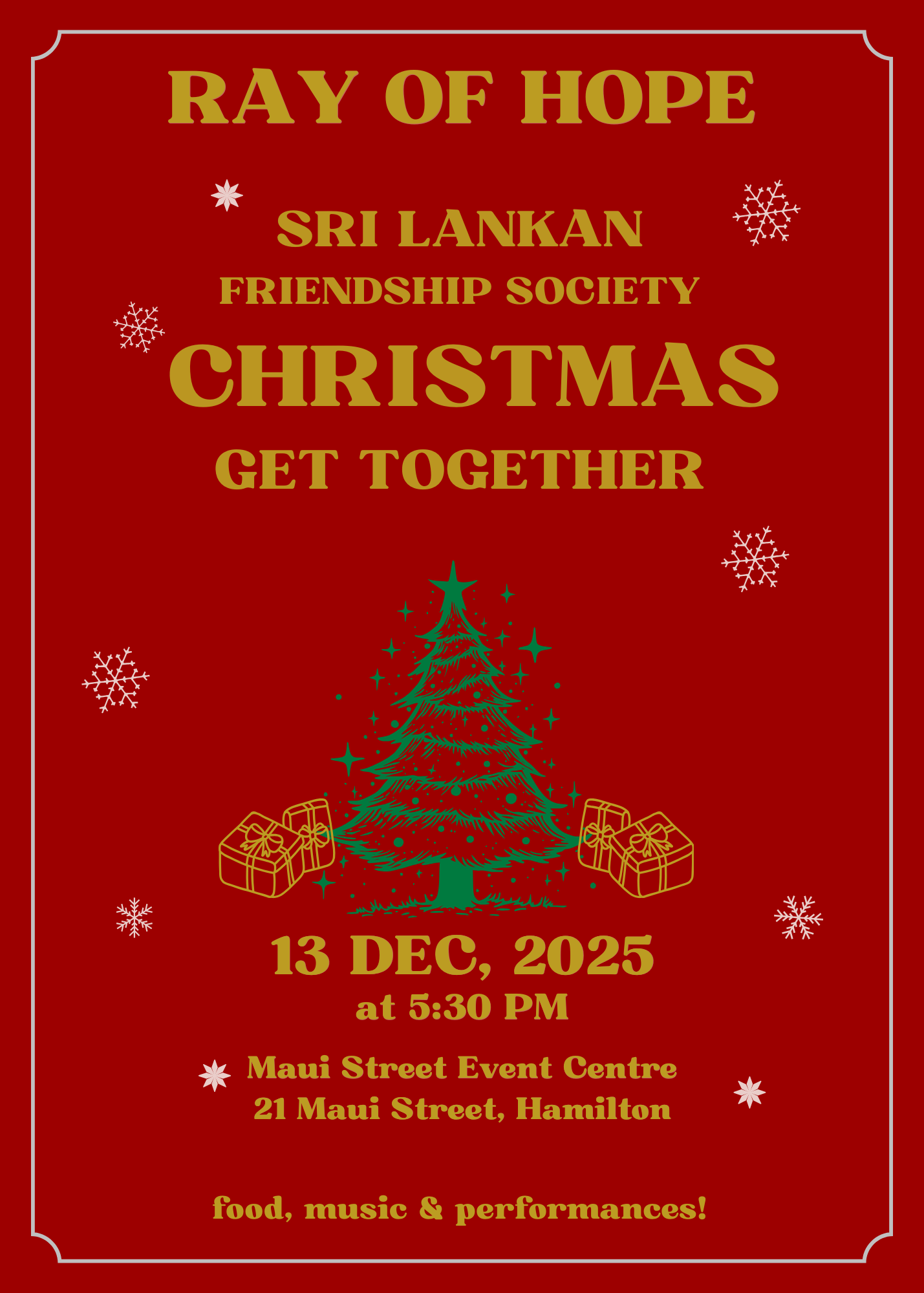 SLFS Christmas Event 2025 – Ray of Hope